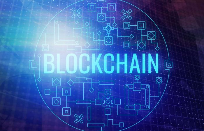 A vibrant illustration of Blockchain 4.0 technology showcasing interconnected nodes, symbolizing the evolution of decentralized networks with enhanced security and scalability.