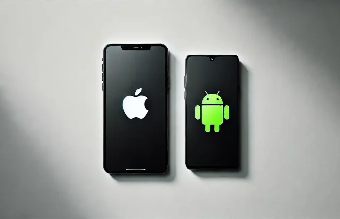 The image reflects the compatibility and updates of the MapMetrics app on both iOS and Android platforms.