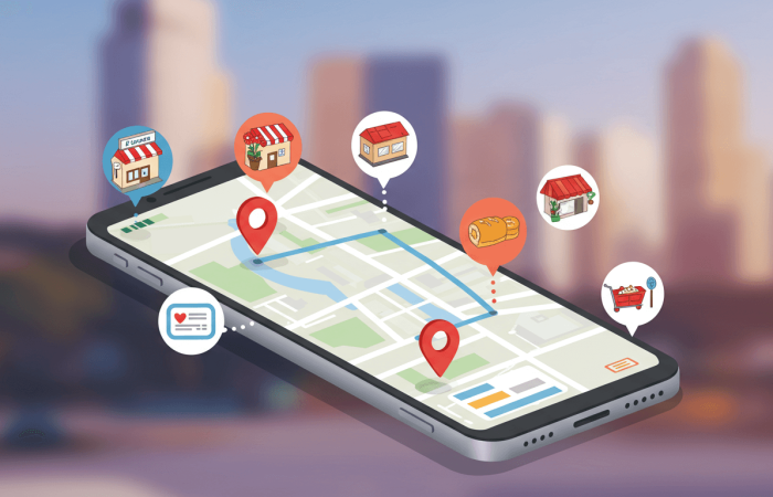 An image of the concept of Integrating navigation with Local Services and Businesses
